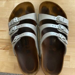 Birkenstock Florida- Silver